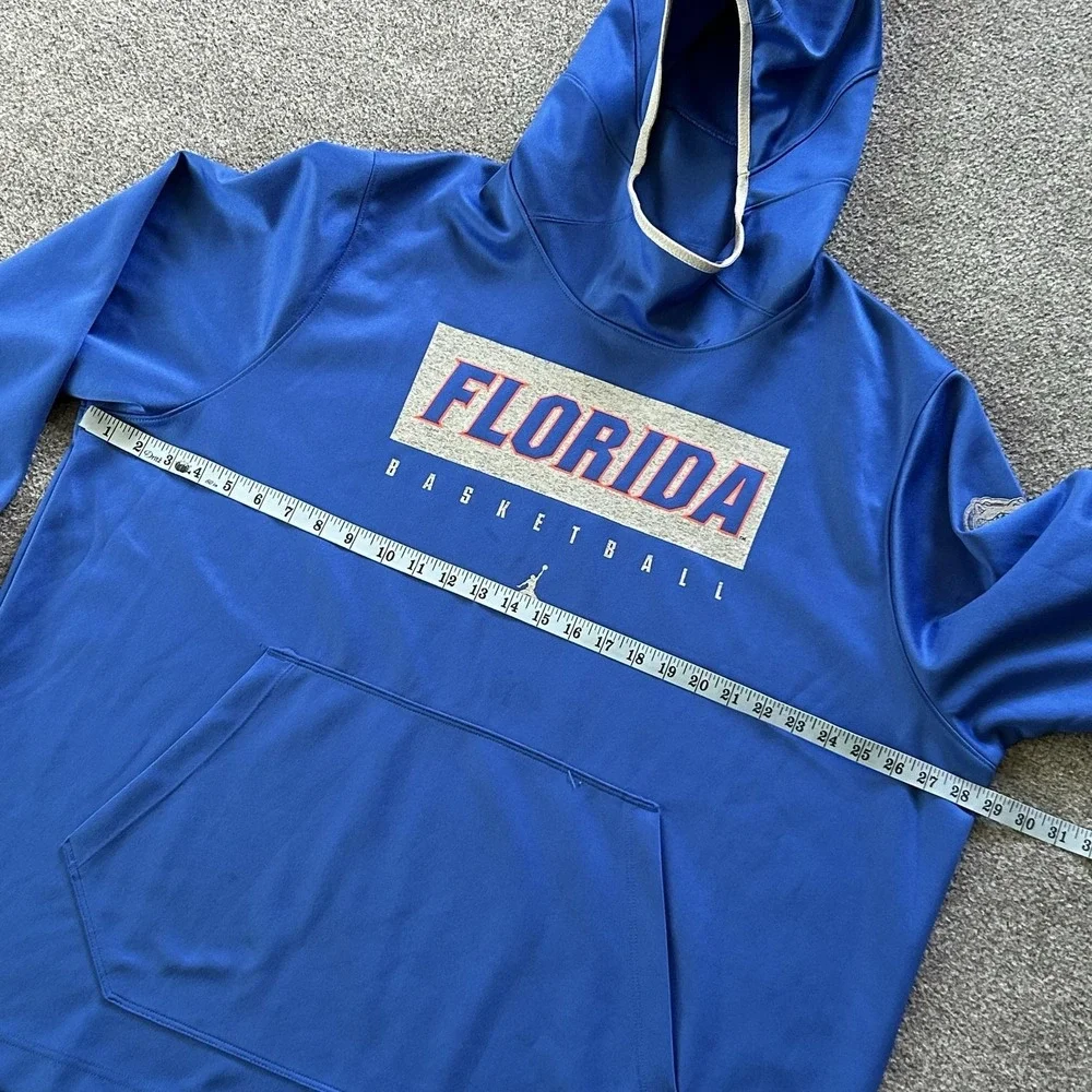 Florida Gators Hoodie Mens 3XL Blue NCAA Basketball Jordan Sweatshirt Pullover